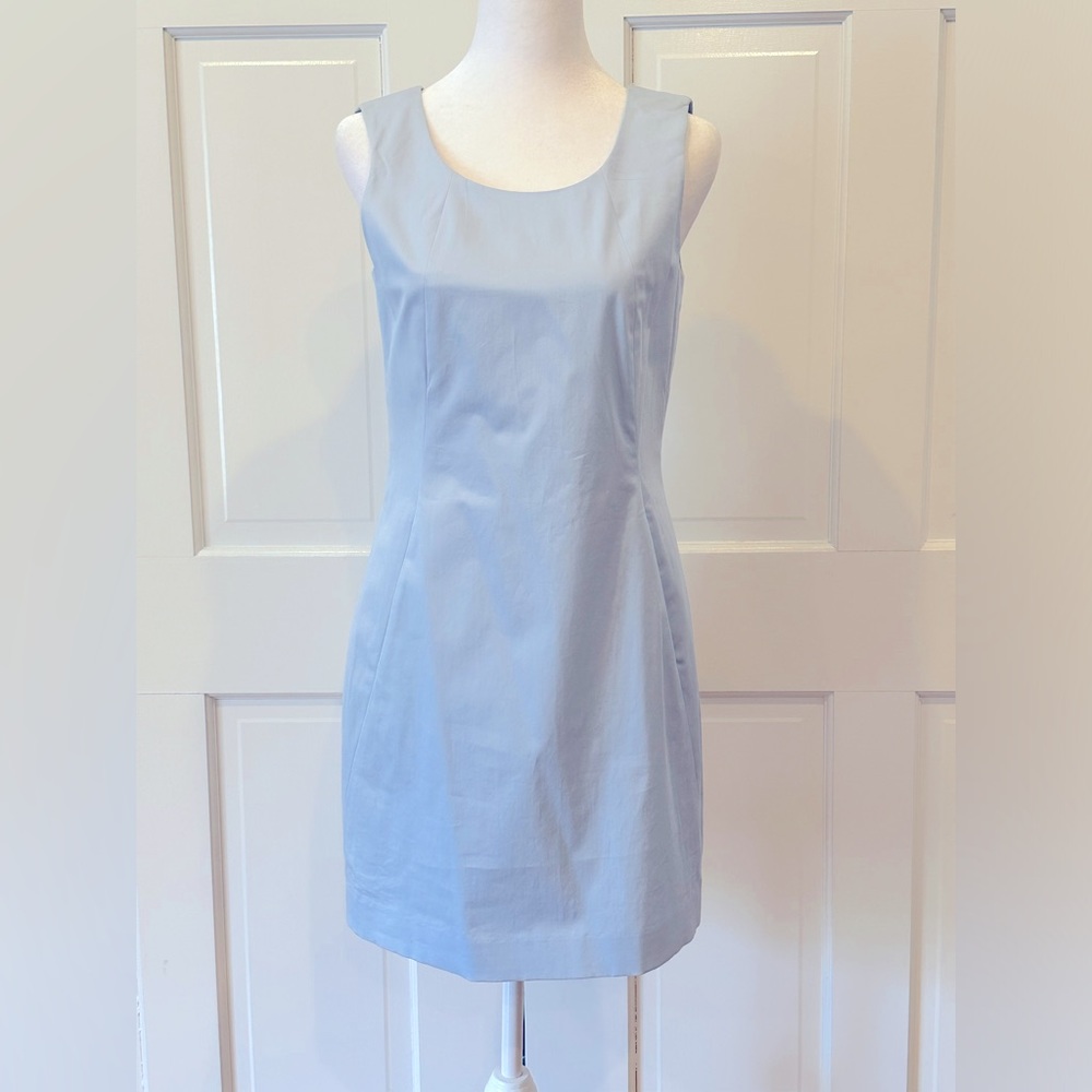 Theory Rikae Zip Dress  Size 4 cotton stretch NWT